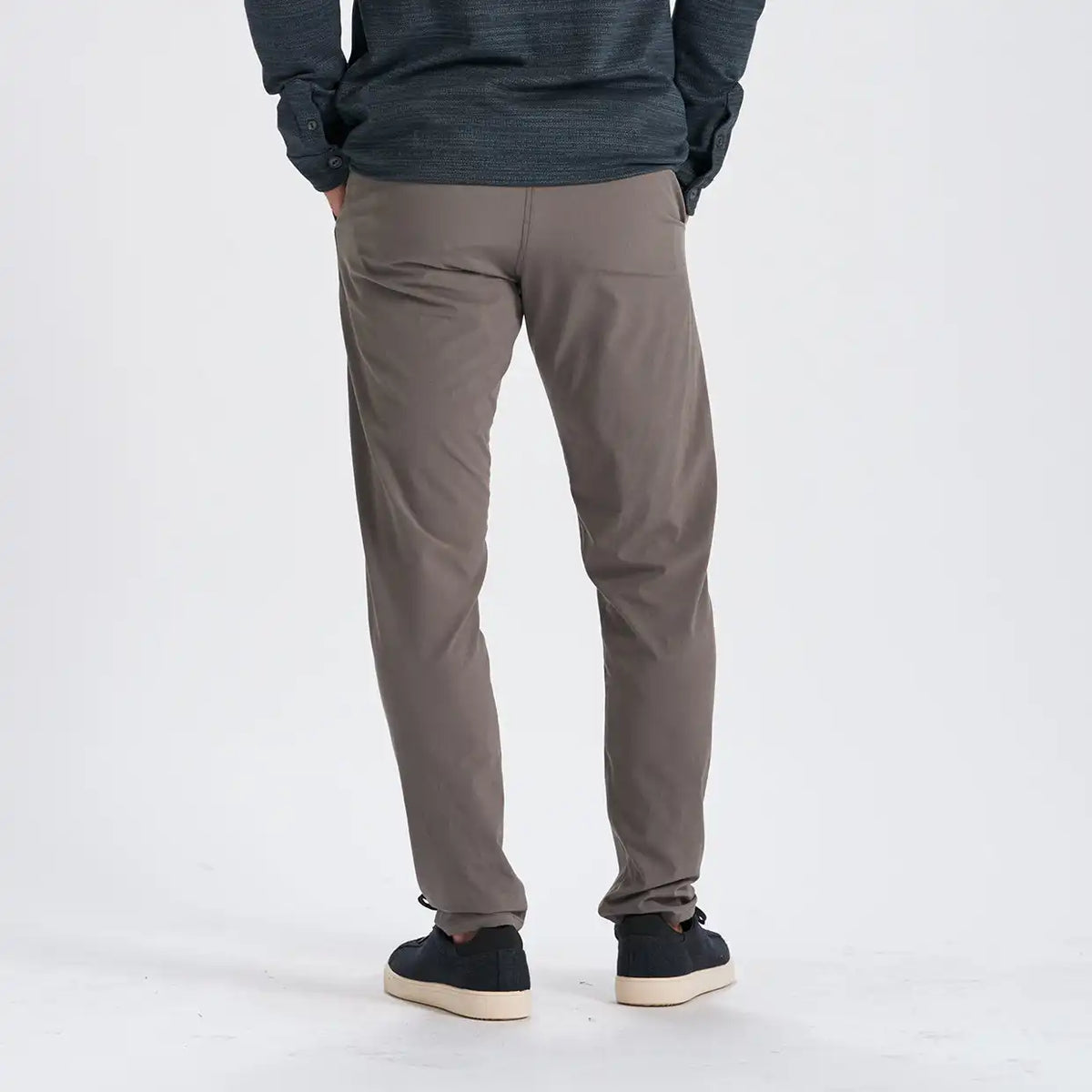 Aim Pant | Cocoa Linen Texture