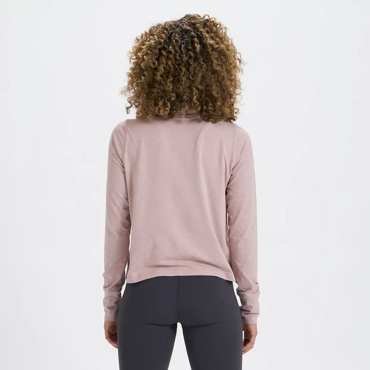 Crescent Half Zip | Dusk Heather
