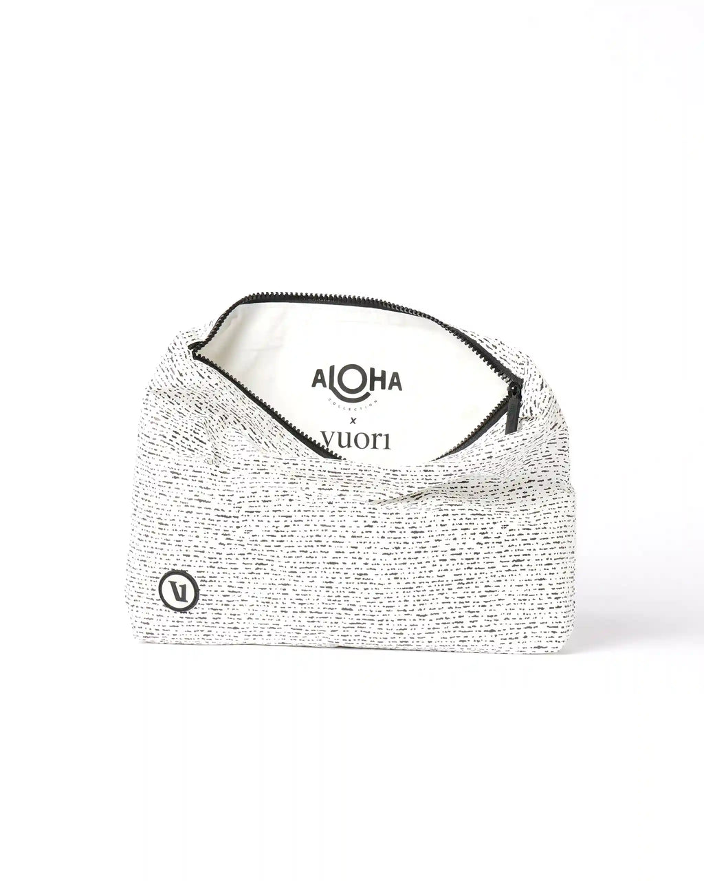 ALOHA-Mid Pouch | White Dashed Lines